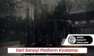 Deri Sanayi Platform Kiralama